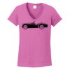 Ladies Heavy Cotton™ 100% Cotton V-Neck T-Shirt Thumbnail