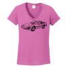 Ladies Heavy Cotton™ 100% Cotton V-Neck T-Shirt Thumbnail