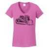 Ladies Heavy Cotton™ 100% Cotton V-Neck T-Shirt Thumbnail