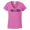 Ladies Heavy Cotton™ 100% Cotton V-Neck T-Shirt Thumbnail
