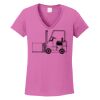 Ladies Heavy Cotton™ 100% Cotton V-Neck T-Shirt Thumbnail