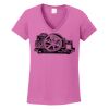 Ladies Heavy Cotton™ 100% Cotton V-Neck T-Shirt Thumbnail