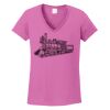 Ladies Heavy Cotton™ 100% Cotton V-Neck T-Shirt Thumbnail
