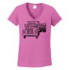Ladies Heavy Cotton™ 100% Cotton V-Neck T-Shirt Thumbnail
