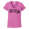 Ladies Heavy Cotton™ 100% Cotton V-Neck T-Shirt Thumbnail