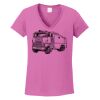 Ladies Heavy Cotton™ 100% Cotton V-Neck T-Shirt Thumbnail