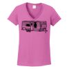 Ladies Heavy Cotton™ 100% Cotton V-Neck T-Shirt Thumbnail