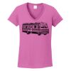 Ladies Heavy Cotton™ 100% Cotton V-Neck T-Shirt Thumbnail
