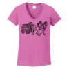 Ladies Heavy Cotton™ 100% Cotton V-Neck T-Shirt Thumbnail