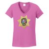 Ladies Heavy Cotton™ 100% Cotton V-Neck T-Shirt Thumbnail