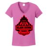 Ladies Heavy Cotton™ 100% Cotton V-Neck T-Shirt Thumbnail