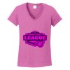 Ladies Heavy Cotton™ 100% Cotton V-Neck T-Shirt Thumbnail
