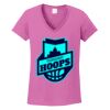 Ladies Heavy Cotton™ 100% Cotton V-Neck T-Shirt Thumbnail