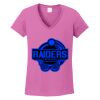 Ladies Heavy Cotton™ 100% Cotton V-Neck T-Shirt Thumbnail
