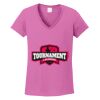 Ladies Heavy Cotton™ 100% Cotton V-Neck T-Shirt Thumbnail