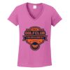 Ladies Heavy Cotton™ 100% Cotton V-Neck T-Shirt Thumbnail