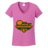 Ladies Heavy Cotton™ 100% Cotton V-Neck T-Shirt Thumbnail