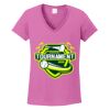 Ladies Heavy Cotton™ 100% Cotton V-Neck T-Shirt Thumbnail