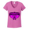 Ladies Heavy Cotton™ 100% Cotton V-Neck T-Shirt Thumbnail