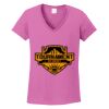 Ladies Heavy Cotton™ 100% Cotton V-Neck T-Shirt Thumbnail