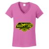 Ladies Heavy Cotton™ 100% Cotton V-Neck T-Shirt Thumbnail
