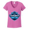 Ladies Heavy Cotton™ 100% Cotton V-Neck T-Shirt Thumbnail