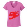 Ladies Heavy Cotton™ 100% Cotton V-Neck T-Shirt Thumbnail
