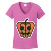 Ladies Heavy Cotton™ 100% Cotton V-Neck T-Shirt Thumbnail