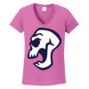 Ladies Heavy Cotton™ 100% Cotton V-Neck T-Shirt Thumbnail