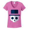 Ladies Heavy Cotton™ 100% Cotton V-Neck T-Shirt Thumbnail