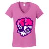 Ladies Heavy Cotton™ 100% Cotton V-Neck T-Shirt Thumbnail