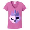Ladies Heavy Cotton™ 100% Cotton V-Neck T-Shirt Thumbnail