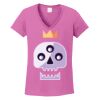 Ladies Heavy Cotton™ 100% Cotton V-Neck T-Shirt Thumbnail