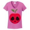Ladies Heavy Cotton™ 100% Cotton V-Neck T-Shirt Thumbnail