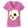 Ladies Heavy Cotton™ 100% Cotton V-Neck T-Shirt Thumbnail