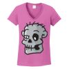 Ladies Heavy Cotton™ 100% Cotton V-Neck T-Shirt Thumbnail