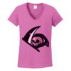 Ladies Heavy Cotton™ 100% Cotton V-Neck T-Shirt Thumbnail
