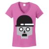 Ladies Heavy Cotton™ 100% Cotton V-Neck T-Shirt Thumbnail