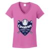 Ladies Heavy Cotton™ 100% Cotton V-Neck T-Shirt Thumbnail