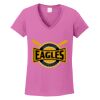 Ladies Heavy Cotton™ 100% Cotton V-Neck T-Shirt Thumbnail