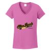 Ladies Heavy Cotton™ 100% Cotton V-Neck T-Shirt Thumbnail