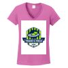 Ladies Heavy Cotton™ 100% Cotton V-Neck T-Shirt Thumbnail
