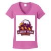 Ladies Heavy Cotton™ 100% Cotton V-Neck T-Shirt Thumbnail