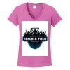 Ladies Heavy Cotton™ 100% Cotton V-Neck T-Shirt Thumbnail