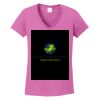 Ladies Heavy Cotton™ 100% Cotton V-Neck T-Shirt Thumbnail