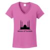 Ladies Heavy Cotton™ 100% Cotton V-Neck T-Shirt Thumbnail