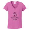 Ladies Heavy Cotton™ 100% Cotton V-Neck T-Shirt Thumbnail