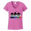 Ladies Heavy Cotton™ 100% Cotton V-Neck T-Shirt Thumbnail
