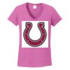 Ladies Heavy Cotton™ 100% Cotton V-Neck T-Shirt Thumbnail