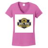Ladies Heavy Cotton™ 100% Cotton V-Neck T-Shirt Thumbnail